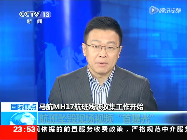 馬航MH17航班殘骸收集工作開始截圖